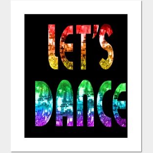 Let's Dance Rainbow Disco Posters and Art